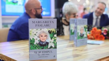 Volumul memorialistic ”Eu și timpul. Viață, vocație, viziune. Continuarea”, lansat la Bookfest de Margareta Pâslaru
