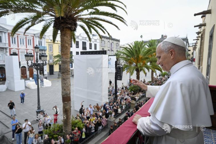 ”Suntem cu toții niște migranți”, a spus papa Leon al XIV-lea în ultima zi a călătoriei apostolice în Spania