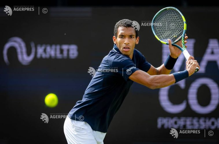 Tenis: Felix Auger-Aliassime, eliminat prematur la ‘s-Hertogenbosch (ATP)