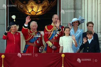 Parada militară ‘Trooping the Colour’, organizată la Londra, pentru a marca ziua regelui Charles al III-lea