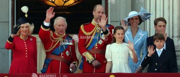 Parada militară ‘Trooping the Colour’, organizată la Londra, pentru a marca ziua regelui Charles al III-lea