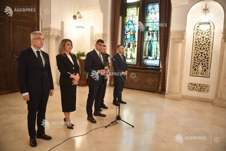 Consultări la Cotroceni/Simion: AUR va vota numai un premier propus de AUR și un guvern din care să facă parte