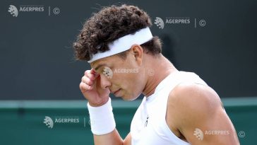 Tenis: Ben Shelton, numărul 5 mondial, a fost eliminat în primul tur la Wimbledon
