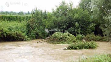 Hidrologi: Cod galben de inundații pe râuri din județele Timiș, Caraș-Severin și Galați, până la miezul nopții