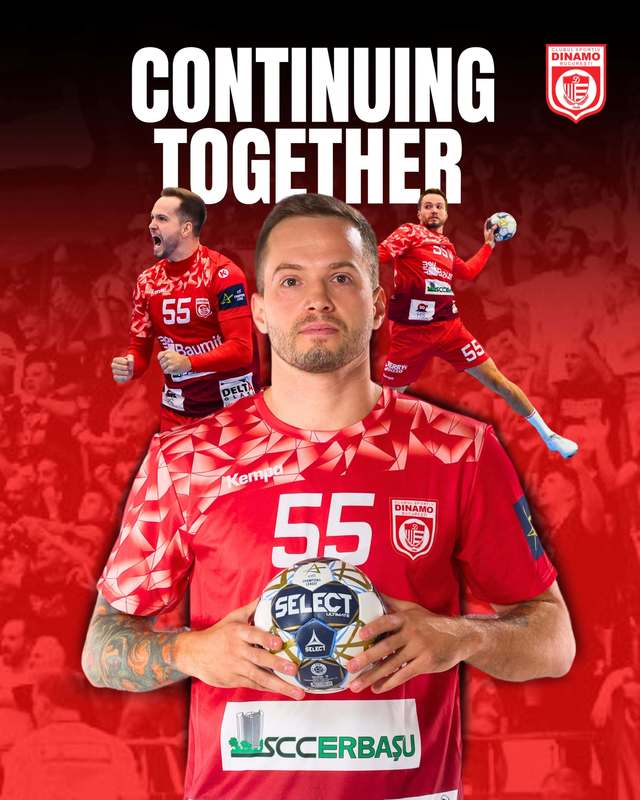Handbal masculin: Extrema Andrii Akimenko şi-a prelungit contractul cu campioana Dinamo Bucureşti