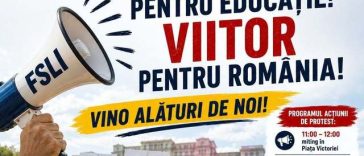 Acţiuni de protest ale sindicatelor din Educaţie, la Guvern şi la Parlament/ Sindicaliştii solicită o salarizare corectă şi resping proiectul Legii privind salarizarea bugetarilor/ Circa 20.000 de persoane, aşteptate la protest
