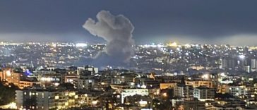 Israelul loveşte din nou Beirutul după ce Hezbollah a lansat tiruri peste graniţă