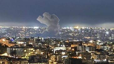 Israelul loveşte din nou Beirutul după ce Hezbollah a lansat tiruri peste graniţă