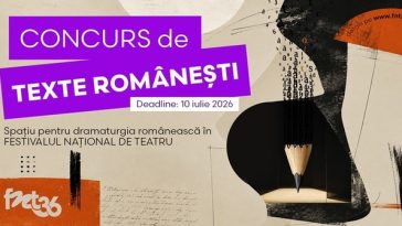 Concurs de texte româneşti – Dramaturgii şi dramaturgele, invitaţi să trimită scene dintr-o piesă până la 10 iulie