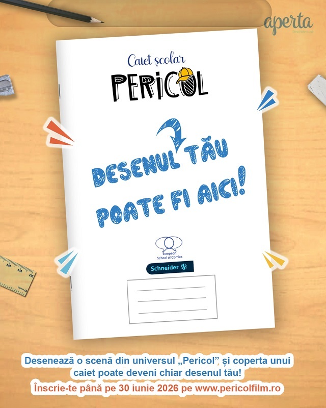 Concurs de ilustraţie pentru copii şi adolescenţi inspirat din cartea “Pericol” de Raluca Poenaru şi din viitorul film românesc