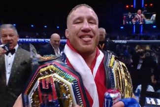 UFC Freedom 250: Justin Gaethje a reuşit surpriza şi a devenit campion la categoria uşoară după ce l-a învins pe Ilia Topuria