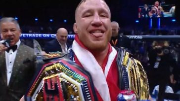 UFC Freedom 250: Justin Gaethje a reuşit surpriza şi a devenit campion la categoria uşoară după ce l-a învins pe Ilia Topuria
