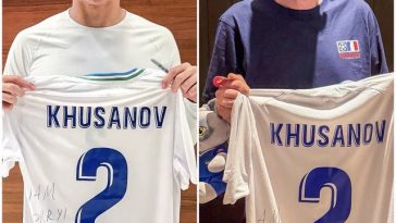 Cupa Mondială 2026: Uzbecul Khusanov i-a oferit un tricou cu dedicaţie cameramanului pe care l-a lovit la meciul cu Columbia
