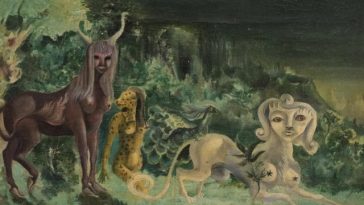 Un tablou al pictoriţei suprarealiste Leonora Carrington, redescoperit în arhivele unui psihiatru spaniol după 80 de ani