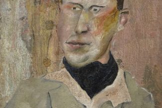 „Man in a Black Scarf”, un tablou pe care Lucian Freud l-a negat, expus pentru prima dată publicului la Londra