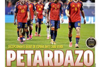 Cupa Mondială 2026: Presa spaniolă, nemiloasă la adresa naţionalei lui Luis de la Fuente, după remiza cu Capul Verde
