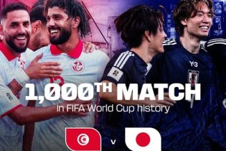 Japonia a învins Tunisia, scor 4-0, în meciul 1.000 din istoria Cupei Mondiale. Partida a fost arbitrată de Istvan Kovacs