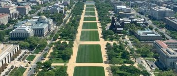 Un uriaş „8647”, simbol anti-Trump, a apărut pe peluza National Mall din Washington