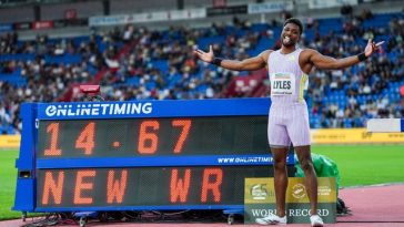 Atletism: Americanul Lyles a stabilit un nou record mondial într-o probă rară: 150 m – VIDEO
