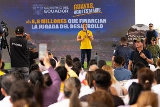 Preşedintele ecuadorian Daniel Noboa anunţă, în aplauze, o ieftinire a berii cu 20% pe timpul Cupei Mondiale. Ecuadorul, ”o ţară a fotbalului”, va ajunge ”foarte departe” în competiţie, prezice el