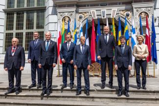 Preşedintele Nicuşor Dan, sâmbătă, în Polonia, la o reuniune găzduită de preşedinţi Poloniei, Estoniei, Letoniei şi Lituaniei / Discuţii despre întărirea securităţii europene în faţa războiului de agresiune al Rusiei împotriva Ucrainei