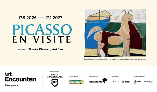 Lucrări de Picasso de la Musée “Picasso” din Antibes, într-o expoziţie care va inaugura noul spaţiu Art Encouters la Timişoara