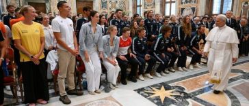 David Popovici, în audienţă la Papa Leon alături de alţi participanţi la Trofeul “Sette Colli”