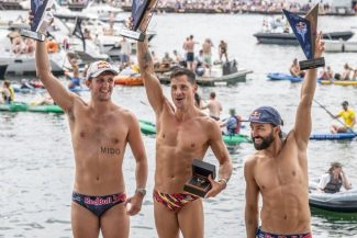 Constantin Popovici – locul 1, Cătălin Preda – locul 3 în etapa a treia a Red Bull Cliff Diving World Series