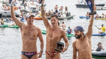 Constantin Popovici – locul 1, Cătălin Preda – locul 3 în etapa a treia a Red Bull Cliff Diving World Series