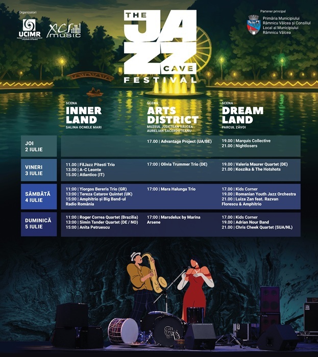 The Jazz Cave Festival 2026 – 21 de formaţii din Europa, America de Nord şi America de Sud, la Vâlcea