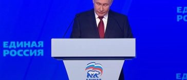 Putin promite, la un Congres al Partidului său Rusia Unită în vederea alegerilor legislative din septembrie, să ”înfrunte provocările” şi să ”asigure” securitatea Rusiei împotriva atacurilor Ucrainei. ”Vedem problemele. Le recunoaştem şi le vom răspunde”