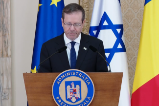 Preşedintele Israelului, Isaac Herzog: Israelul şi România se întâlnesc astăzi ca două democraţii puternice, vibrante, legate între ele de valori împărtăşite profund / România este o ţară care căută pacea şi noi dorim să trăim în pace cu toţi vecinii