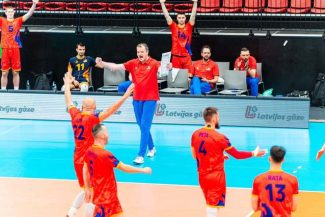 Volei masculin: România, victorie cu Azerbaidjan, la turneul European League de la Mioveni