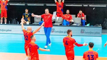 Volei masculin: România, victorie cu Azerbaidjan, la turneul European League de la Mioveni