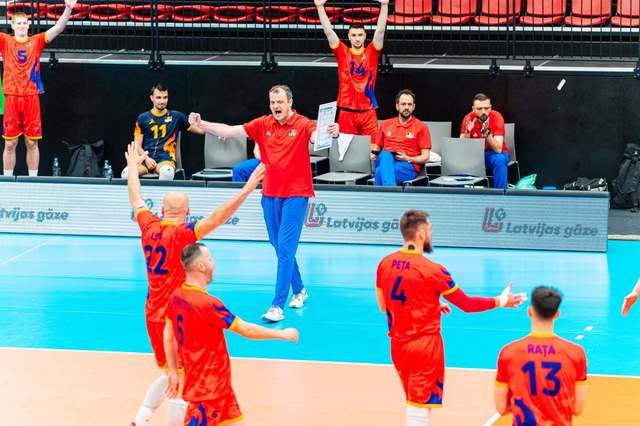 Volei masculin: România, victorie cu Azerbaidjan, la turneul European League de la Mioveni