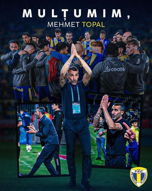 Superliga: Mehmet Topal nu mai este antrenorul echipei Petrolul Ploieşti