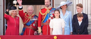 Regele Charles şi Regina Camilla, aclamaţi de mulţime la ceremonia „Trooping the Colour”. Alături de ei s-au aflat prinţul şi prinţesa de Wales împreună cu copiii lor. Mezinul Louis, care în alţi ani a captat atenţia, s-a comportat exemplar – FOTO