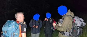 Maramureş: Patru cetăţeni ucraineni, epuizaţi după mai multe zile petrecute în munţi, recuperaţi de salvamontişti