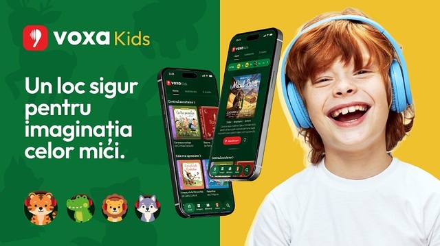 Voxa Kids – Un spaţiu sigur pentru copii, unde pot explora poveşti şi asculta audiobookuri