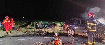 Bihor – Două persoane decedate şi un copil rănit grav, în urma unui accident în care au fost implicate două vehicule – FOTO
