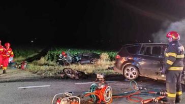 Bihor – Două persoane decedate şi un copil rănit grav, în urma unui accident în care au fost implicate două vehicule – FOTO