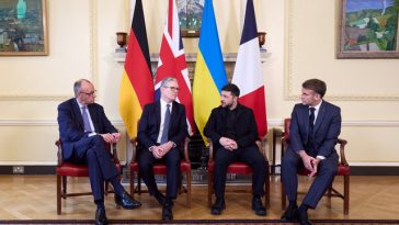 Macron, Merz şi Starmer se vor întâlni cu Zelenski duminică, la Londra