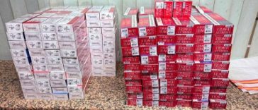Poliţia de Frontieră: Peste 120.000 de ţigarete ascunse în bagajele a patru pasageri, descoperite pe Aeroportul Otopeni