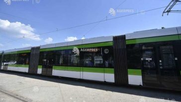 Linia de tramvai 41 funcționează normal pe traseul de bază