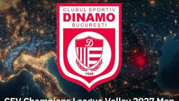 Volei masculin: CS Dinamo a primit un wild card și va participa în grupele CEV Champions League