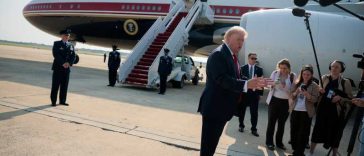 SUA250/Trump inaugurează noul Air Force One într-o deplasare pentru inaugurarea muzeului Theodore Roosevelt