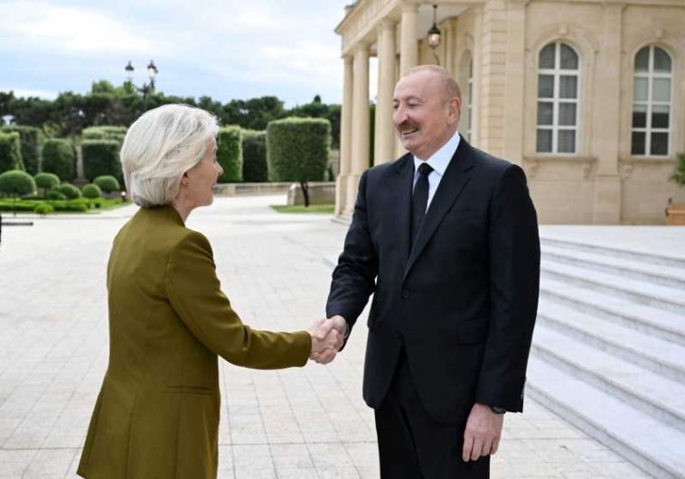 Președinta Comisiei Europene, Ursula Von der Leyen, își începe în Azerbaidjan turneul în Caucazul de Sud