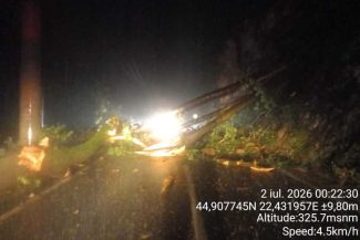 Caraș-Severin: Drumuri blocate și întreruperi de energie în urma furtunii