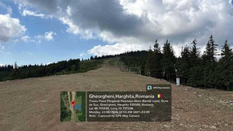 Harghita: Pârtie de schi amenajată fără avizele de mediu, descoperită în zona Pasului Pângărați