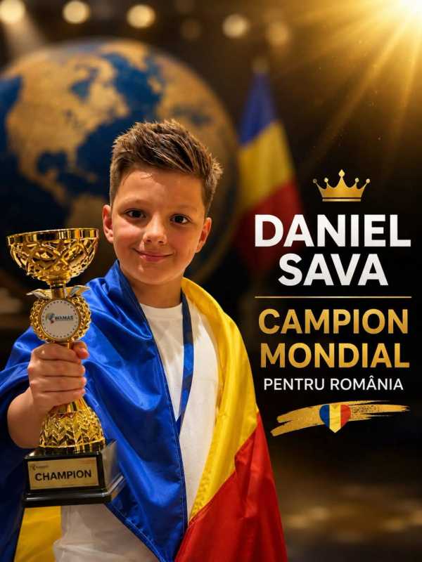 RECTIFICARE Vrancea: Elev din Focșani – campion mondial la aritmetică mentală după ce a rezolvat 240 de calcule în 10 minute